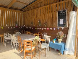 The afternoon tea/cafe area