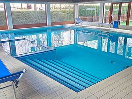 La piscine ouverte jusqu'à 22h
