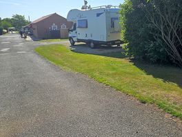 Our moho with shower block in front