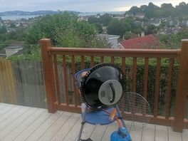 Sea view from balcony