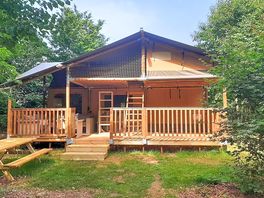 Safari tent exterior