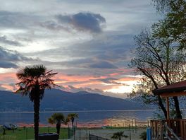 Vue de la terrasse du restaurant