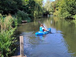 Kayak on the river