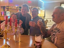 Drinks with the boss