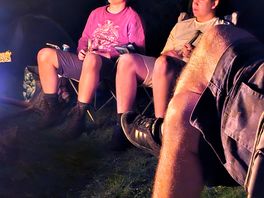 Staring into the flames