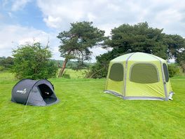 Plenty of room on the camping field