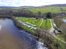 Overview of the whole site: river and golf course part