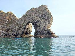 Durdle dor, local to the area
