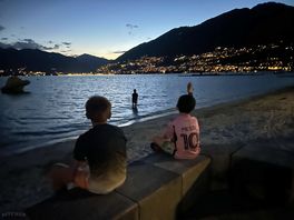 The lake at night