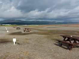 View across the site