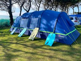 Our tent pitch