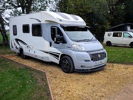 Our motorhome on our pitch