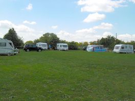 View of the spacious electric grass pitches