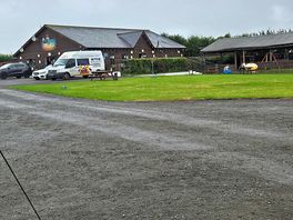 Site clubhouse which also caters for disabled has free showers to use and toilets