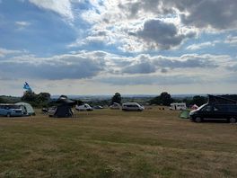 Campsite and view