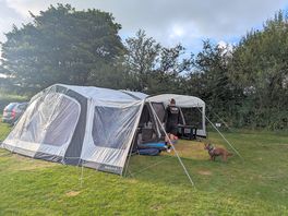 Plenty of room for the tent