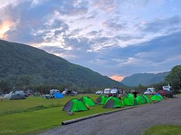 Campsite was almost full
