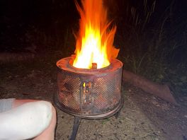 Campfire friendly fire pits and wood provided