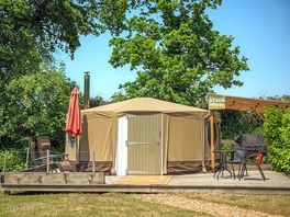Beach yurt