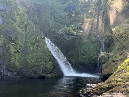 The waterfall