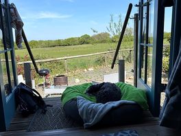View from the shepherds hut.