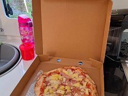 Onsite wood fired pizza