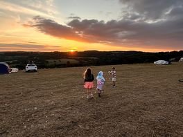 View at sunset