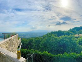 Panoramic view from pool area