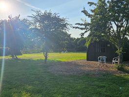 Campsite with pod