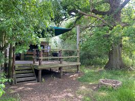 Communal bbq area