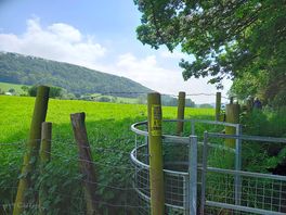 Lovely walks can be taken from the craven arms exploration centre - this one to stokesay castle.