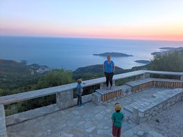 Viewpoint 3 minutes walk from the campsite