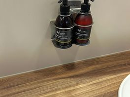 Hand wash and lotion provided