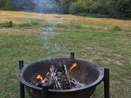 Fire pits and wood included