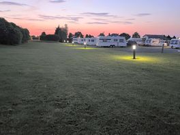 Campsite at dusk