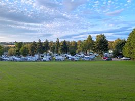 View of the site from the dog walking field