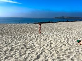 Private beach