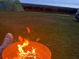 Fire pits available to use