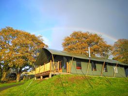 Enfys safari tent from below