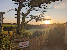 Exit to the coastal path