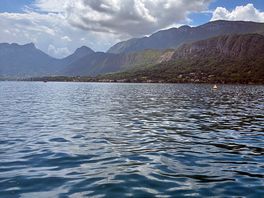 Peaceful paddle boarding