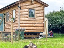 Exterior of the hut