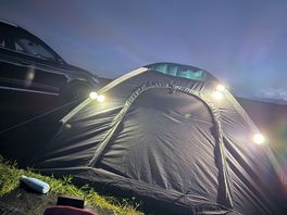 Site is pitch black at night