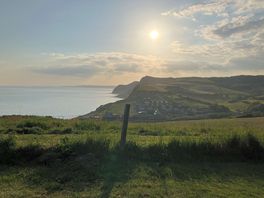 Sunset from the bench