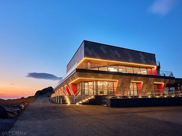 Sunset views of the Clubhouse