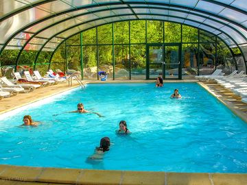Covered swimming pool