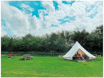 Bell tent and private seating area (added by manager 08 Jun 2022)
