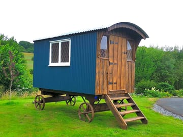 Our Shepherd's hut for those who prefer a little more luxury than a tent (added by manager 27 Feb 2023)
