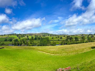 Panoramic view of the site