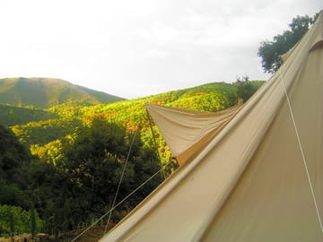 Outside your bell tent, fabulous views (added by manager 26 Oct 2014)
